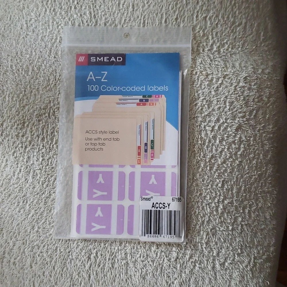 New Smead Color Labels